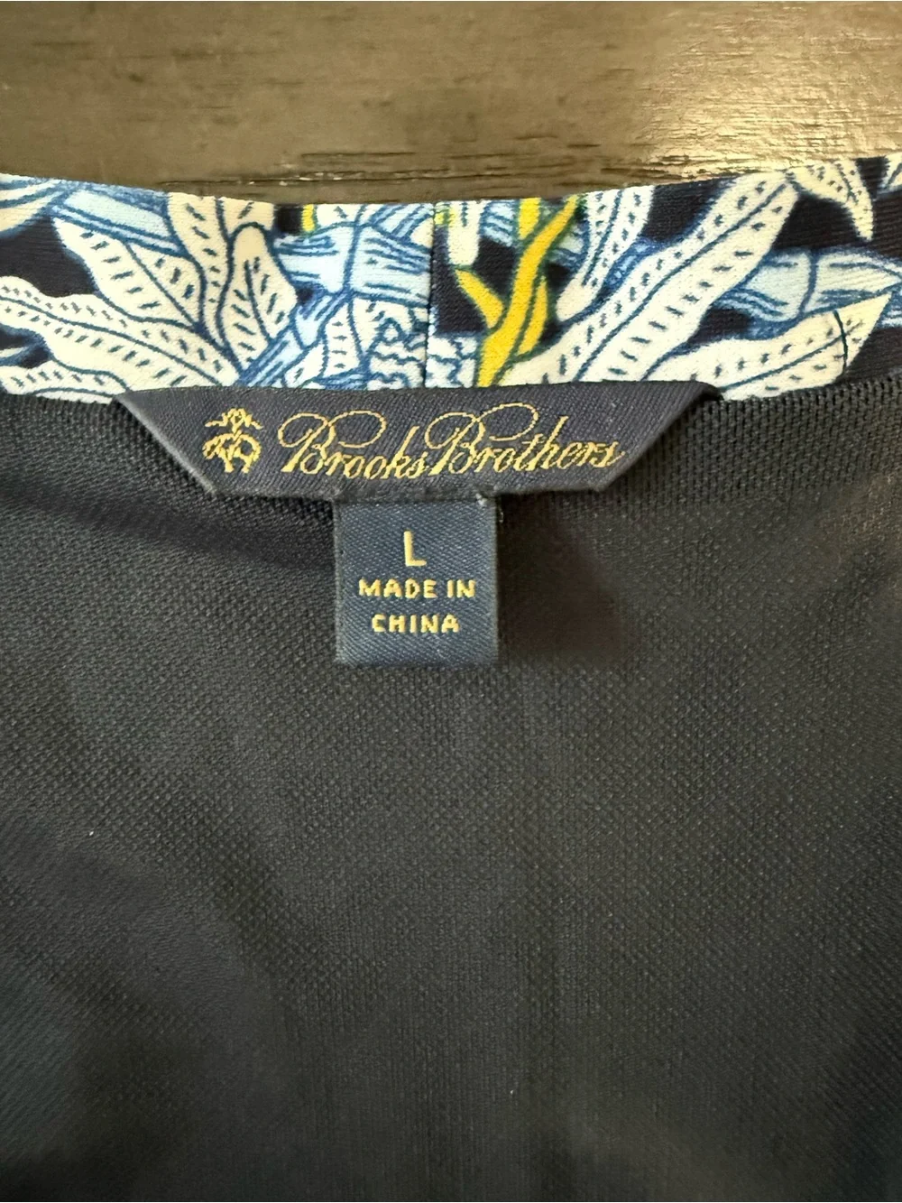 Brooks Brothers Women’s Long Sleeve Floral Print Wrap Lined Dress‎ Size L